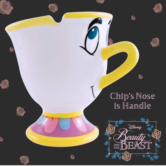 NEW!! BEAUTY AND THE BEAST Chip 3D Ceramic Cup 20oz - Picture 2 of 7